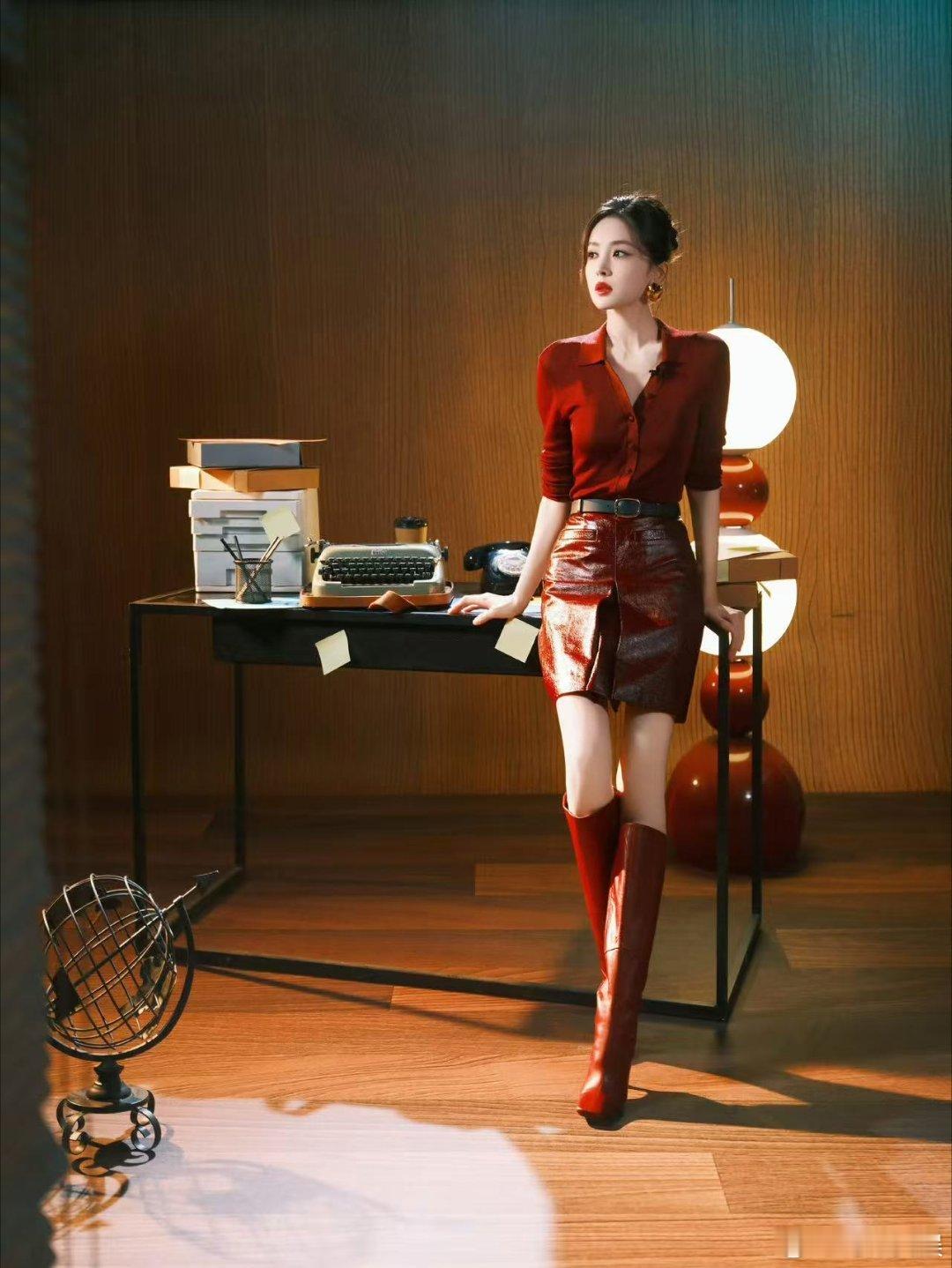 娜扎全红look娜扎全红造型娜扎全红look，太美了，