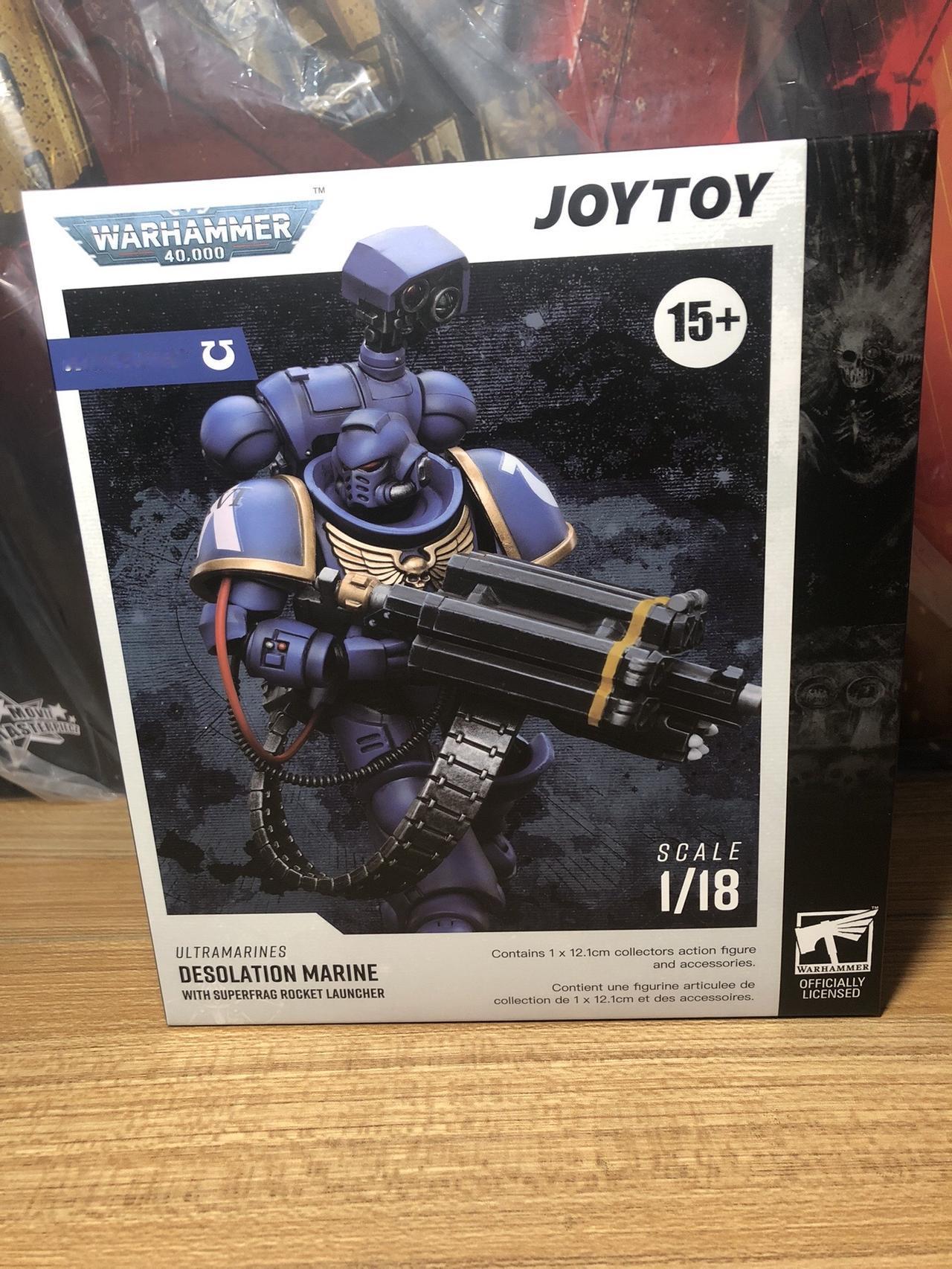 JOYTOY 暗源 战锤40K 极限战士寂灭战士。暗源 手办 战锤40k