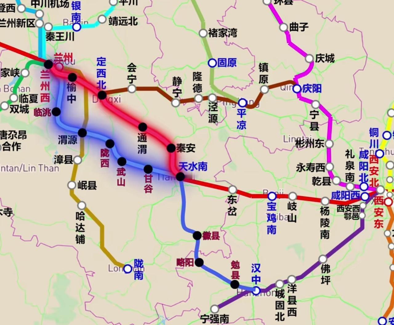 兰天汉高铁如果只修建天水至汉中段会不会更好？是否是兰州想看到的局面？兰天汉高铁与
