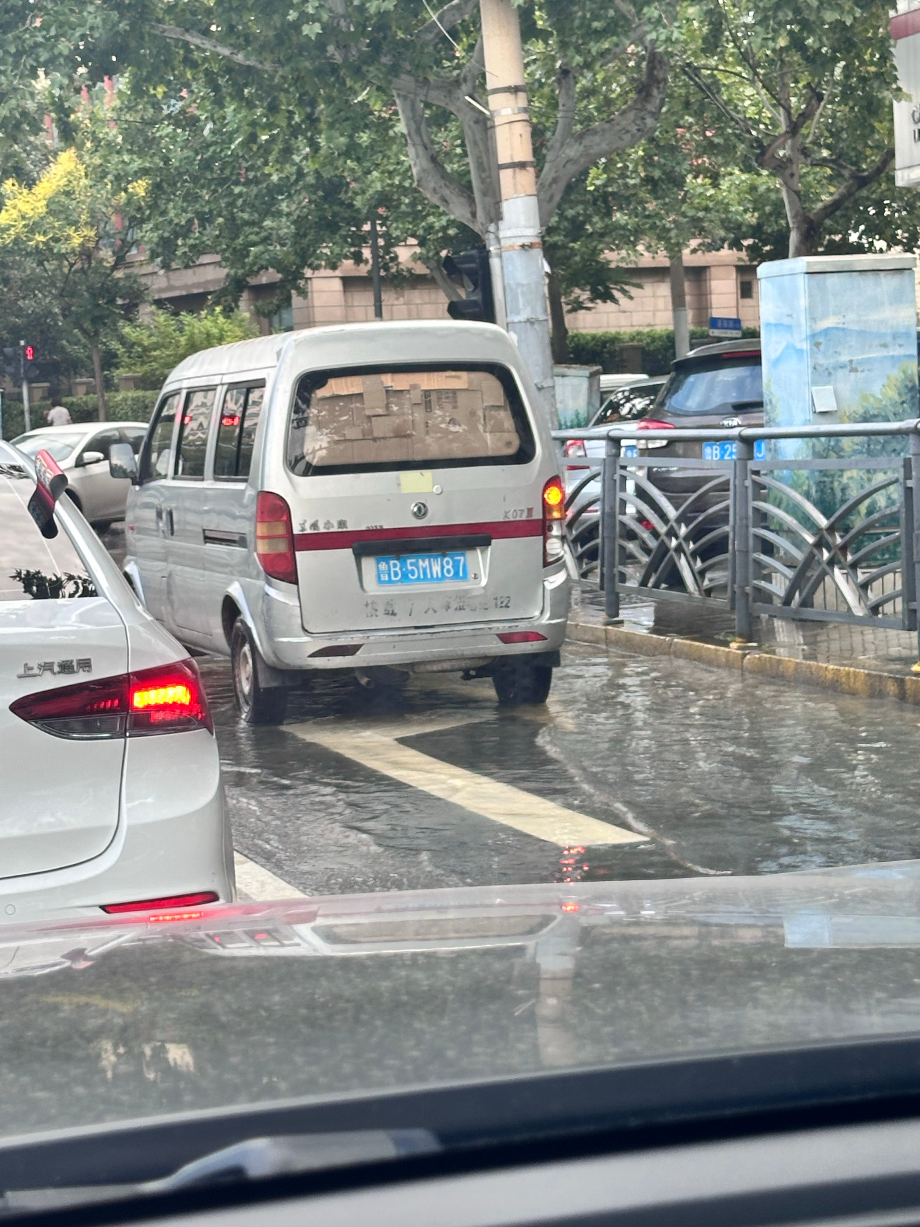 这几天下雨下的，马路上积水特别多，大家出行注意安全[兔子] ​​​