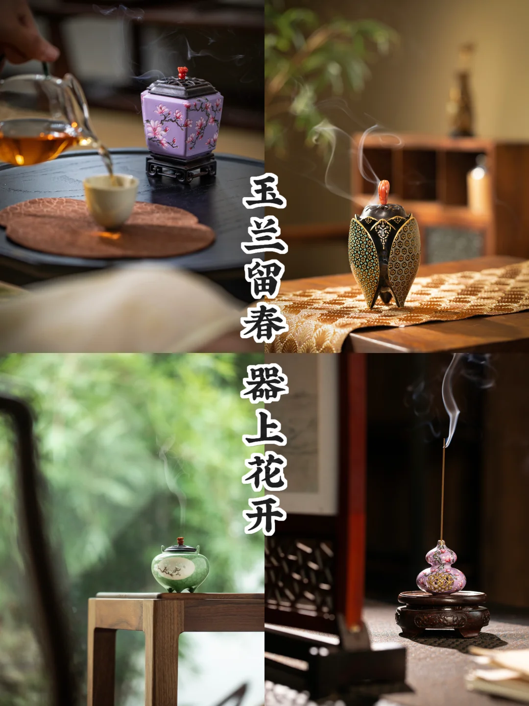 玉兰清韵｜花影炉烟，皆是春迹