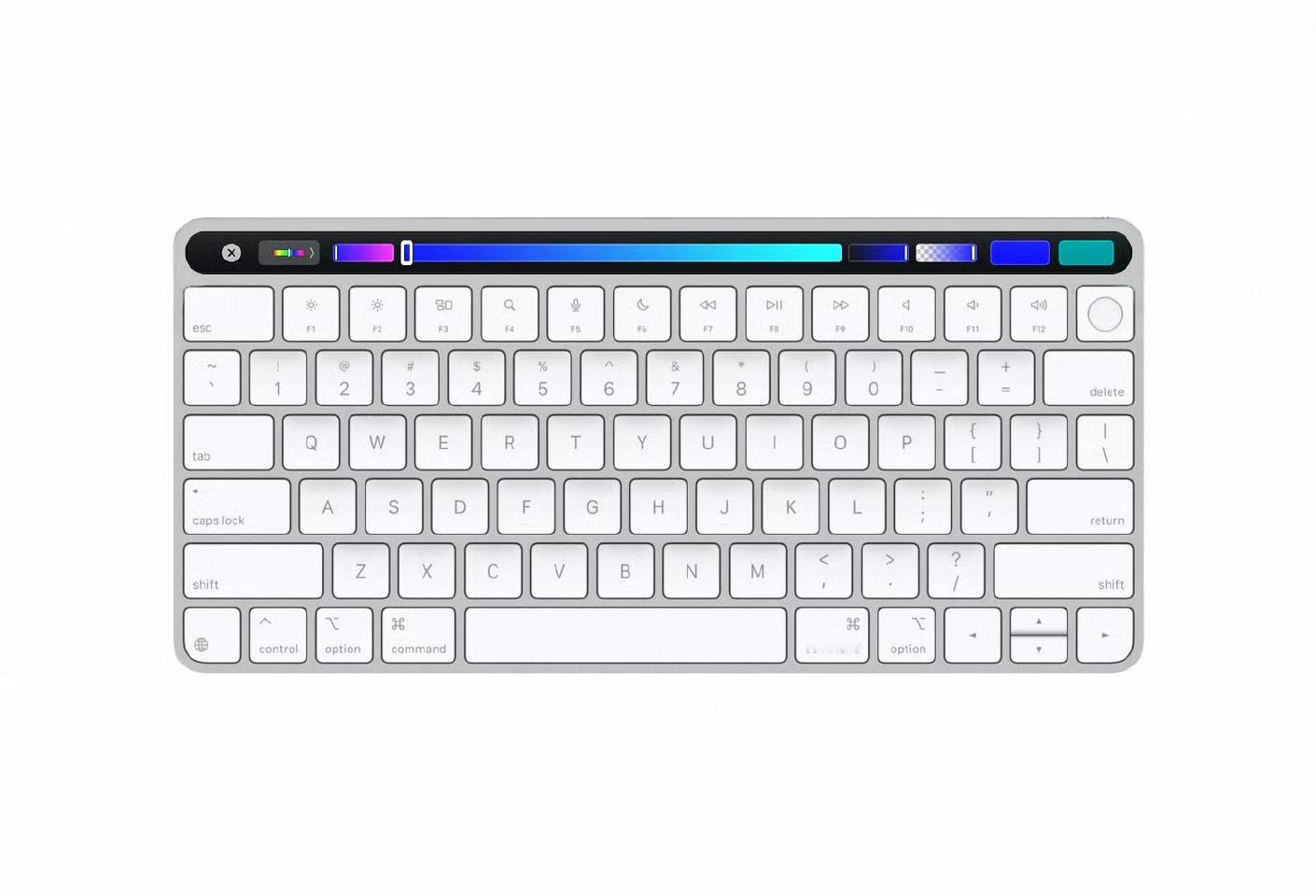 谁不想拥有一个带有 Touch Bar 的苹果键盘呢？？新机来了 ​​​