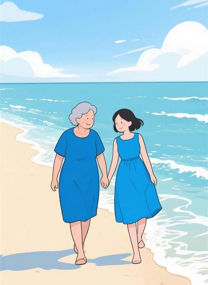 结婚的时候，老母亲，只嘱咐了我一件事，她说:“闺女，只要婚后，你婆婆肯出力带孩子