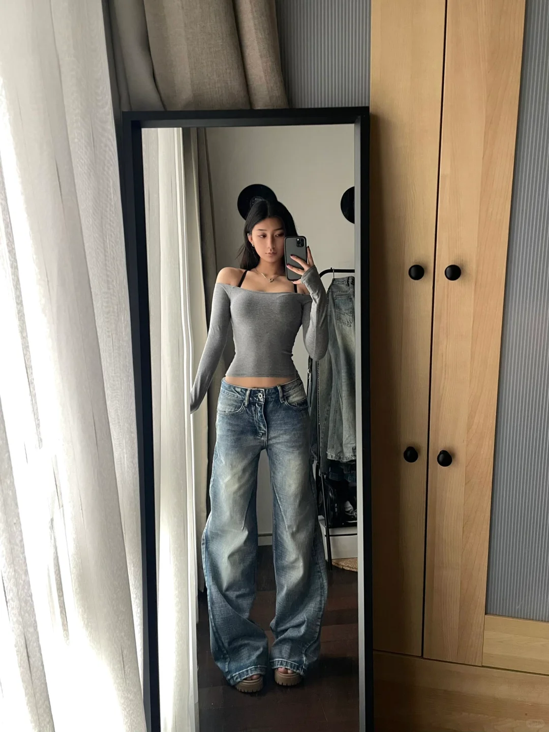 好完美的牛仔裤