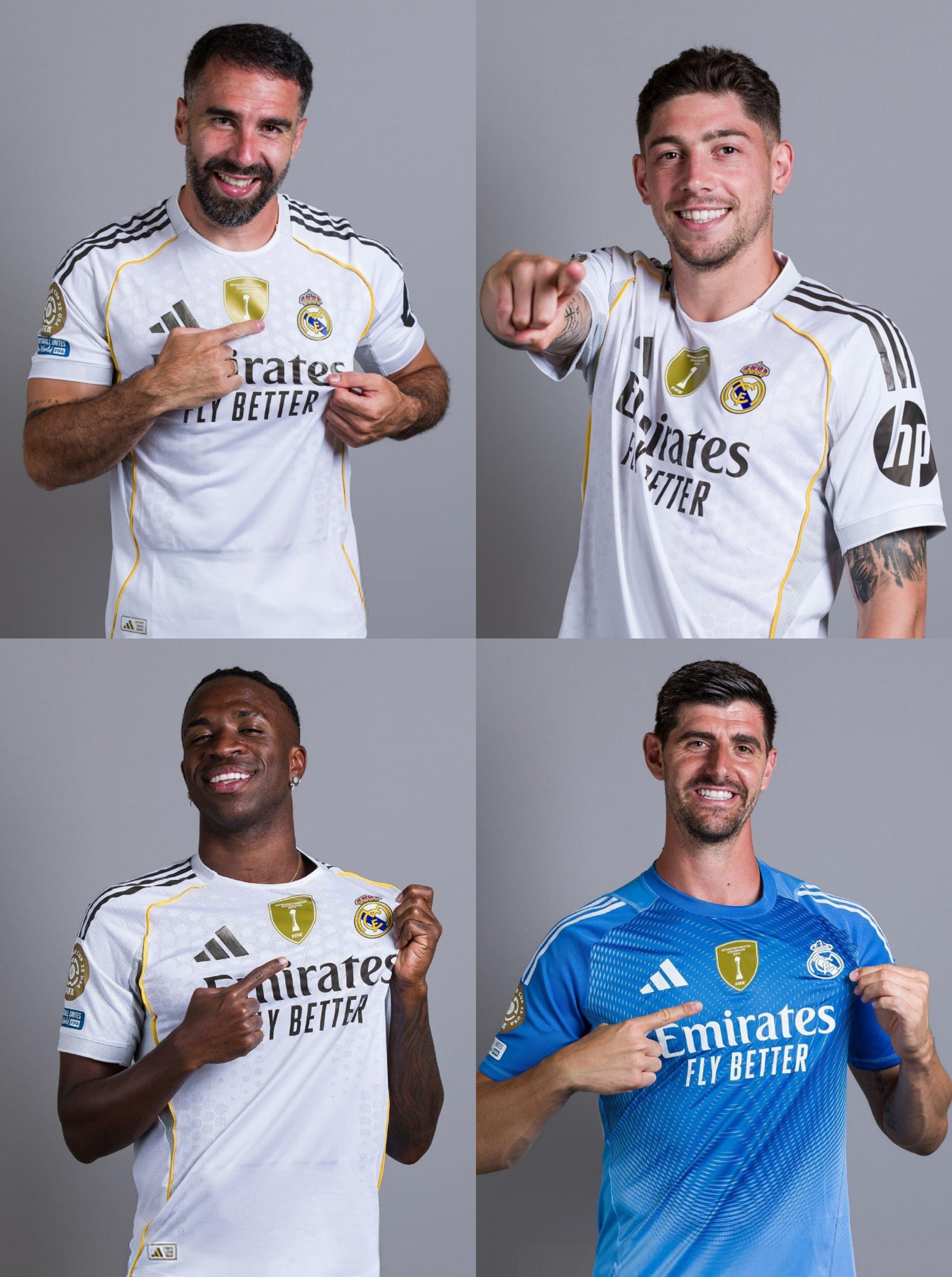 25/26赛季皇马的四大队长！©️halamadrid ​​​