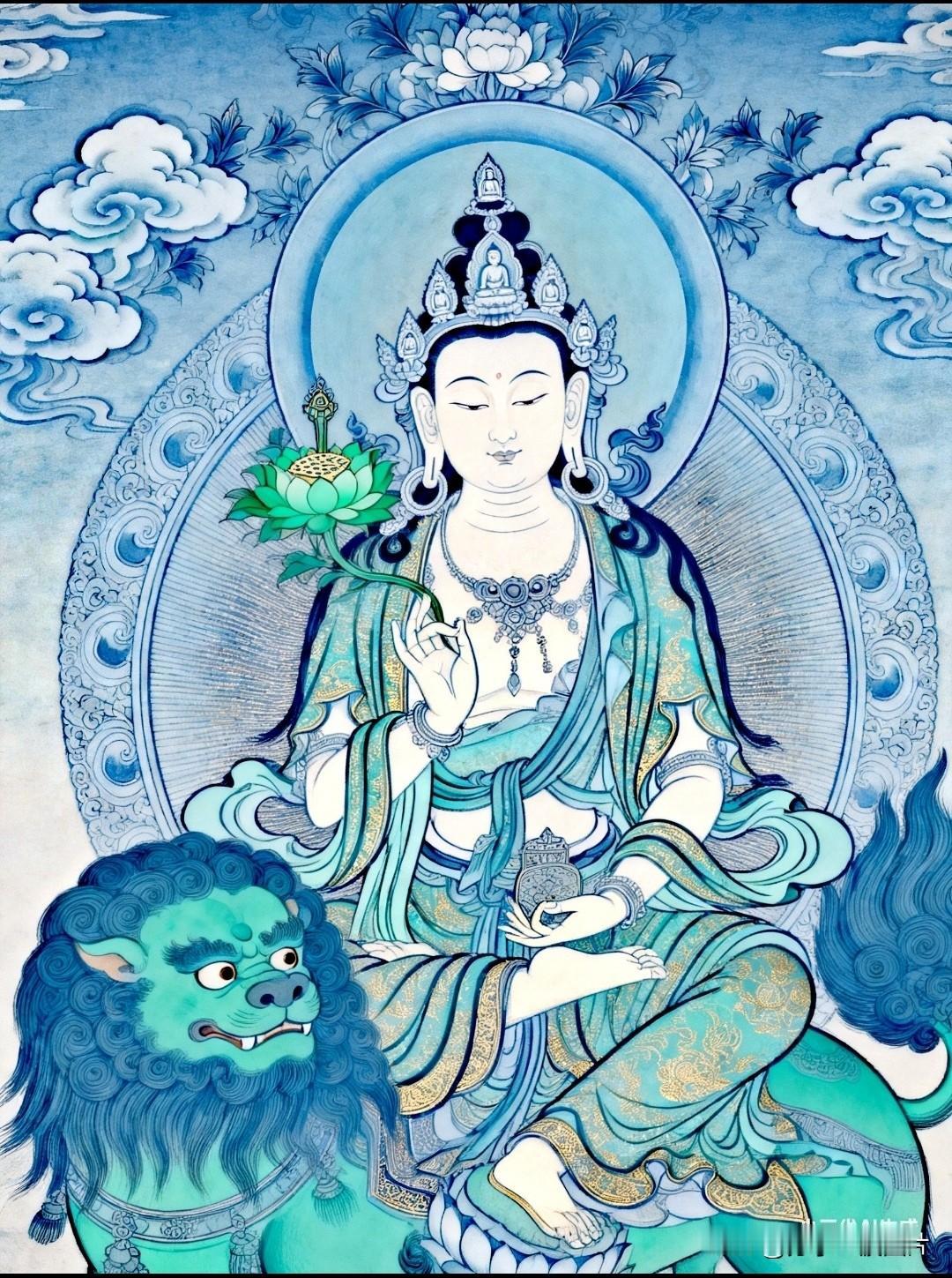 文殊庇学子，金榜皆如愿。