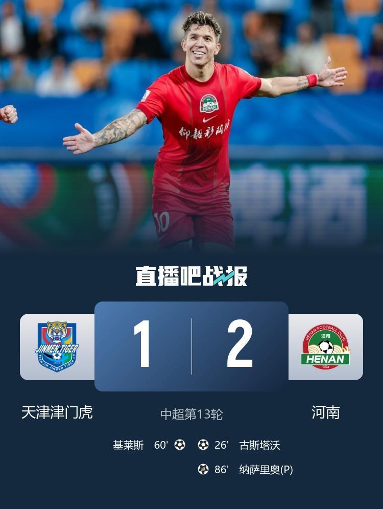 津门虎战罢13轮积1分，继续排名垫底！
本赛季前13轮津门虎实际得到11分，扣除