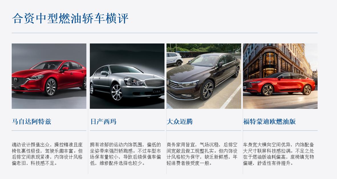 合资中型燃油轿车横评！4 款热门车型静态体验，家用商务两相宜
合资中型轿车凭借稳