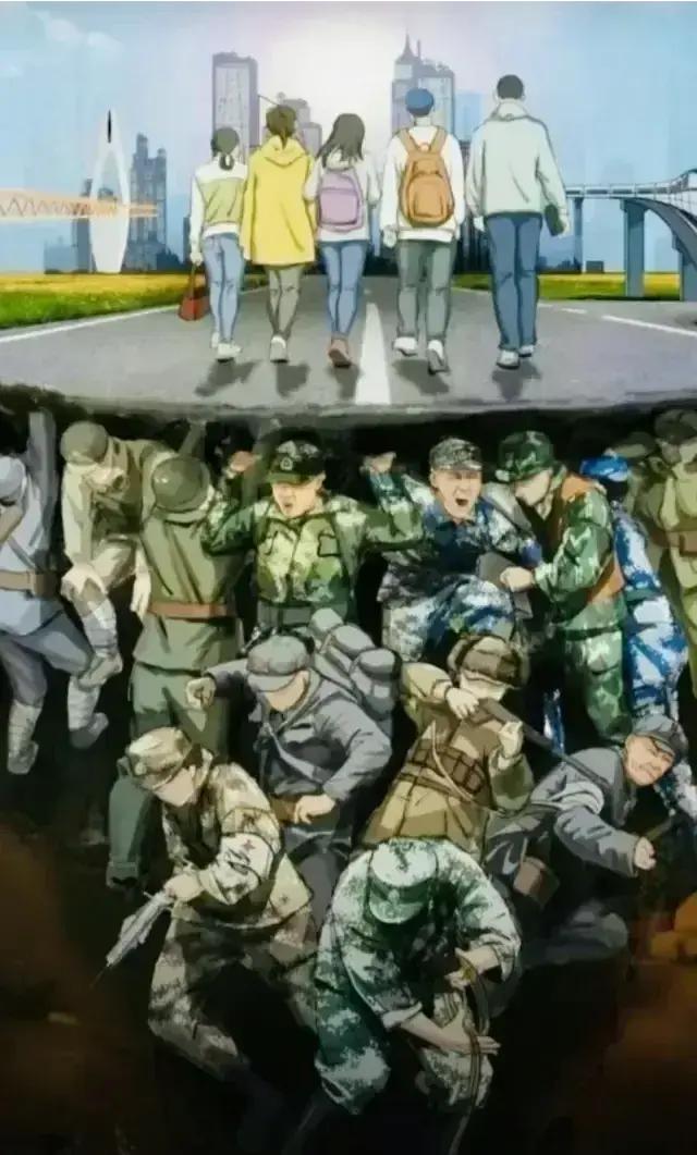 一个伊拉克小伙子在中国吃晚餐，
听到烟花的爆炸声，突然一惊，停下了手中的餐食，

