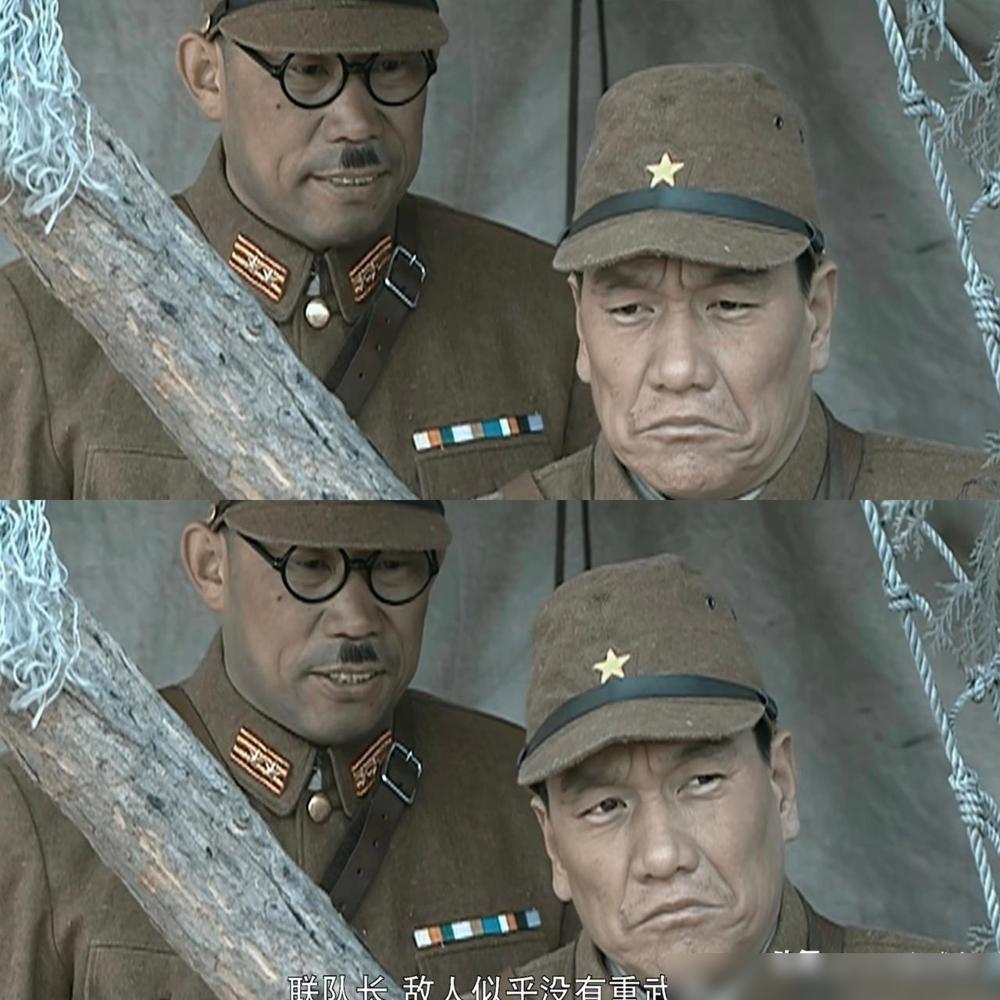 《亮剑》坂田大佐与黑岛联队长二十年后再相聚。杨清文饰演黑岛森田以及坂田的副官，孟
