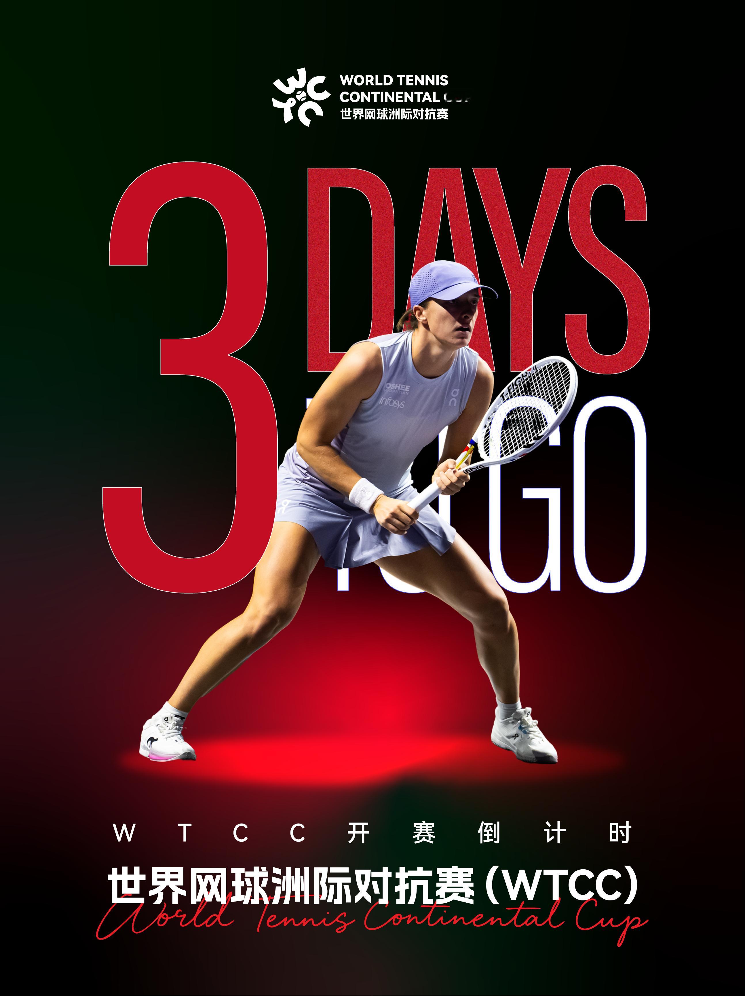 网球talking大会wtcc世界网球洲际对抗赛 倒计时3天！ 