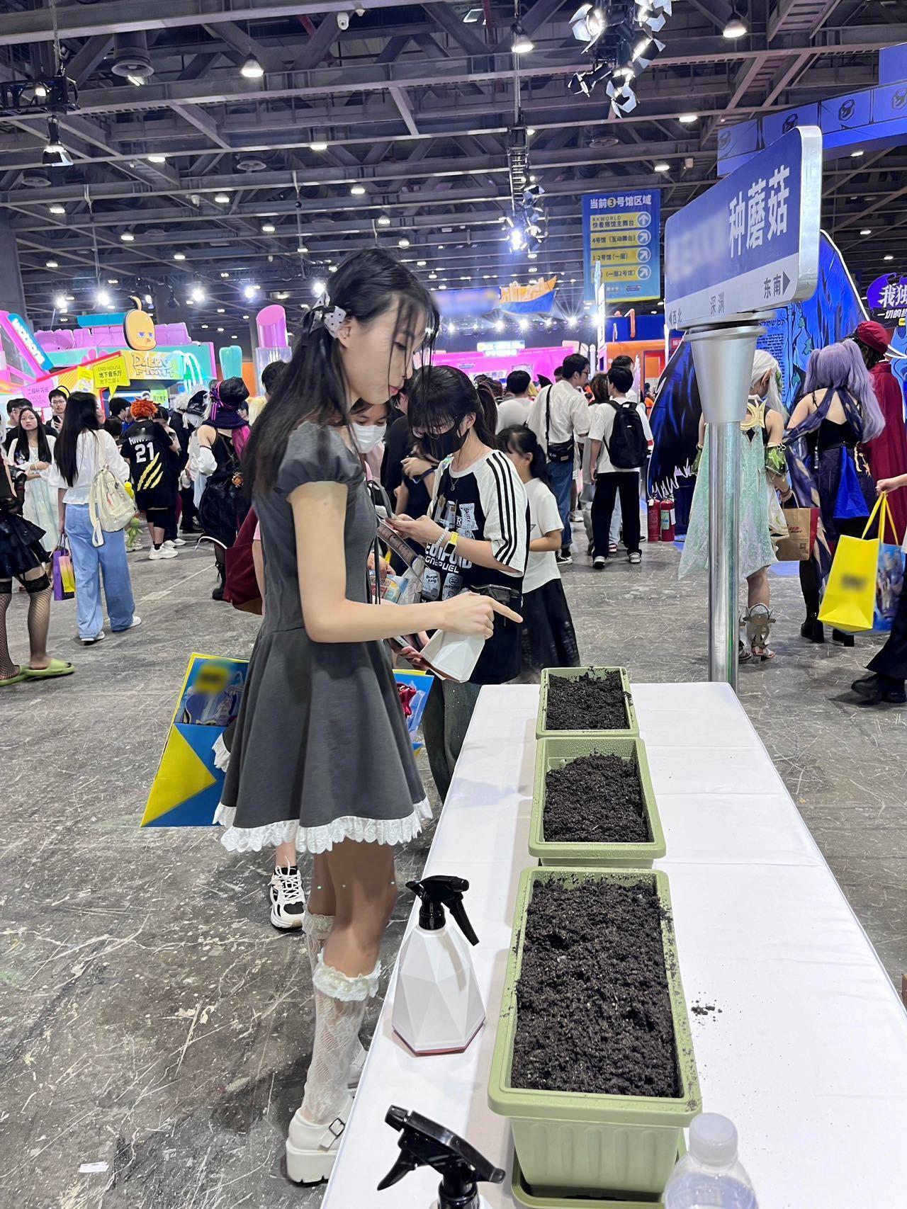 #去漫展都要种地的中国人#重生之我在漫展种地，还得是我们🇨🇳人的漫展啊，众多