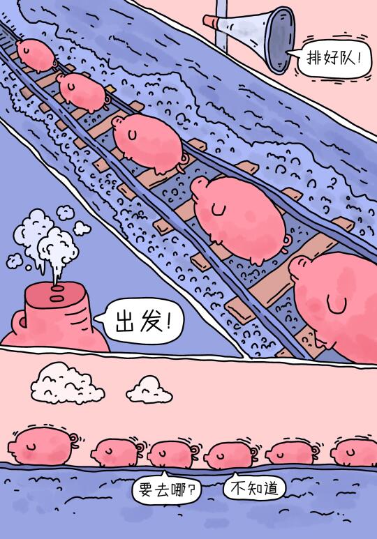 轨道上的猪