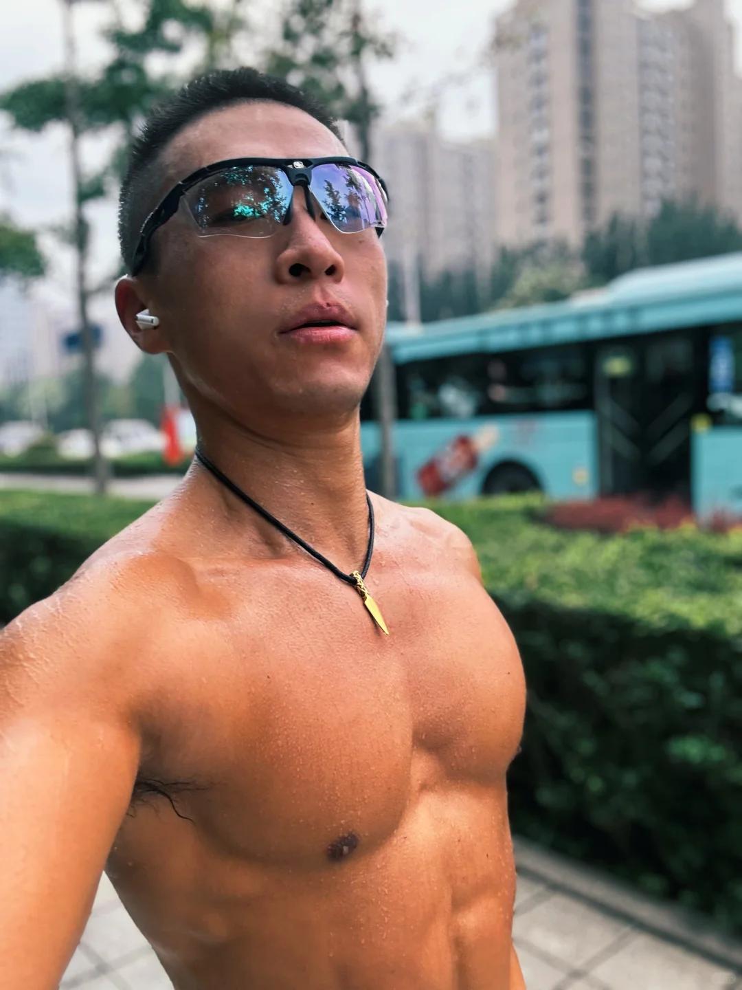 被我家喵喵🐱叫醒晨跑🏃🏻