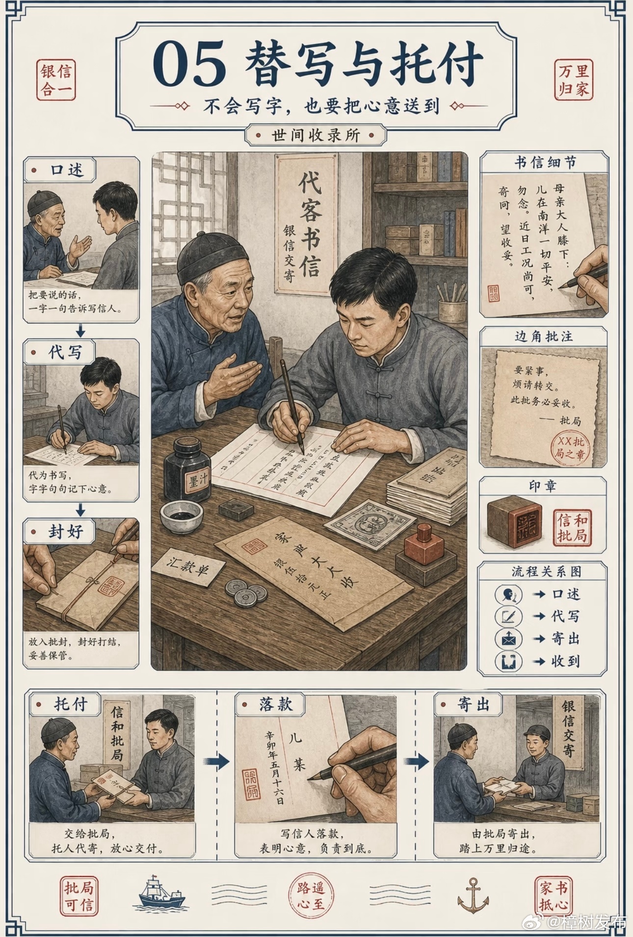 一封封侨批情系家国侨批是一封穿过山海的情书什么是侨批，下南洋的人如何谋生，寄出信