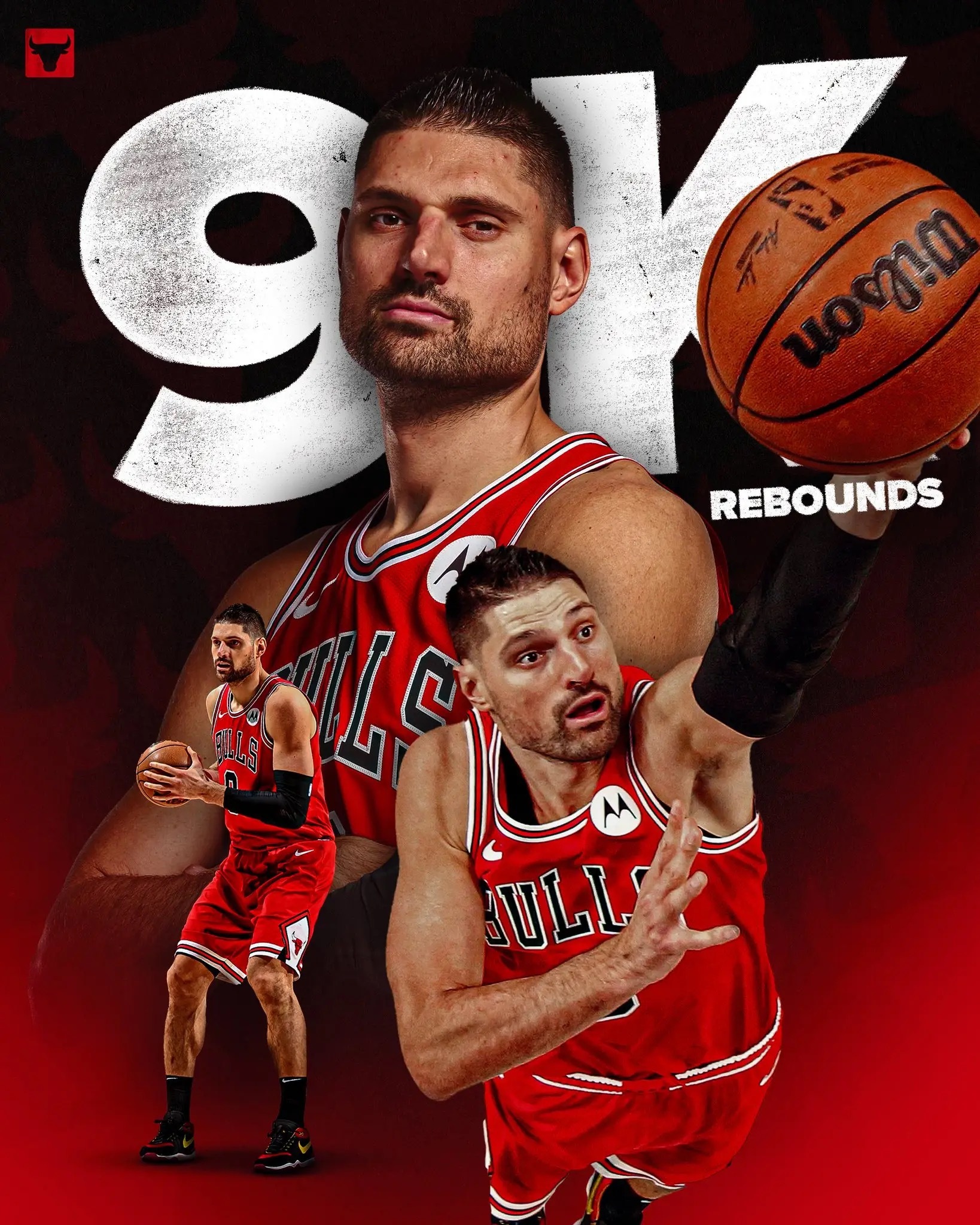 ❤️#武切维奇#         公牛与马刺的比赛正在进行中。目前，公牛球员尼古