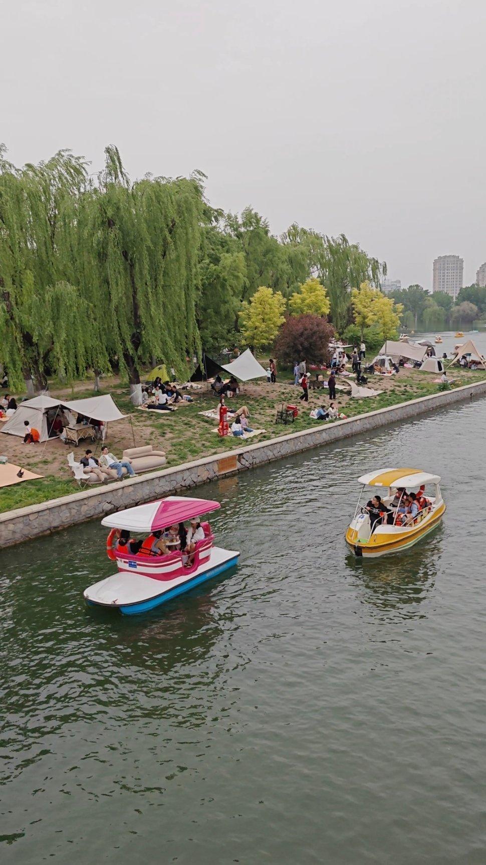 昨天赢球前，带孩子逛朝阳公园，遇到了碧沙桥，八斤识字不少准确读出，而且不是反着读