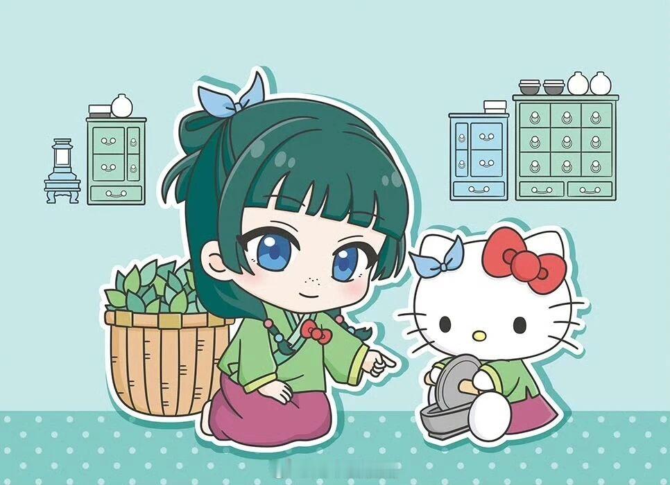 动漫动漫仲夏狂欢季盛夏壁纸大放送药屋少女的呢喃 药屋少女的呢喃× 三丽鸥 联名壁