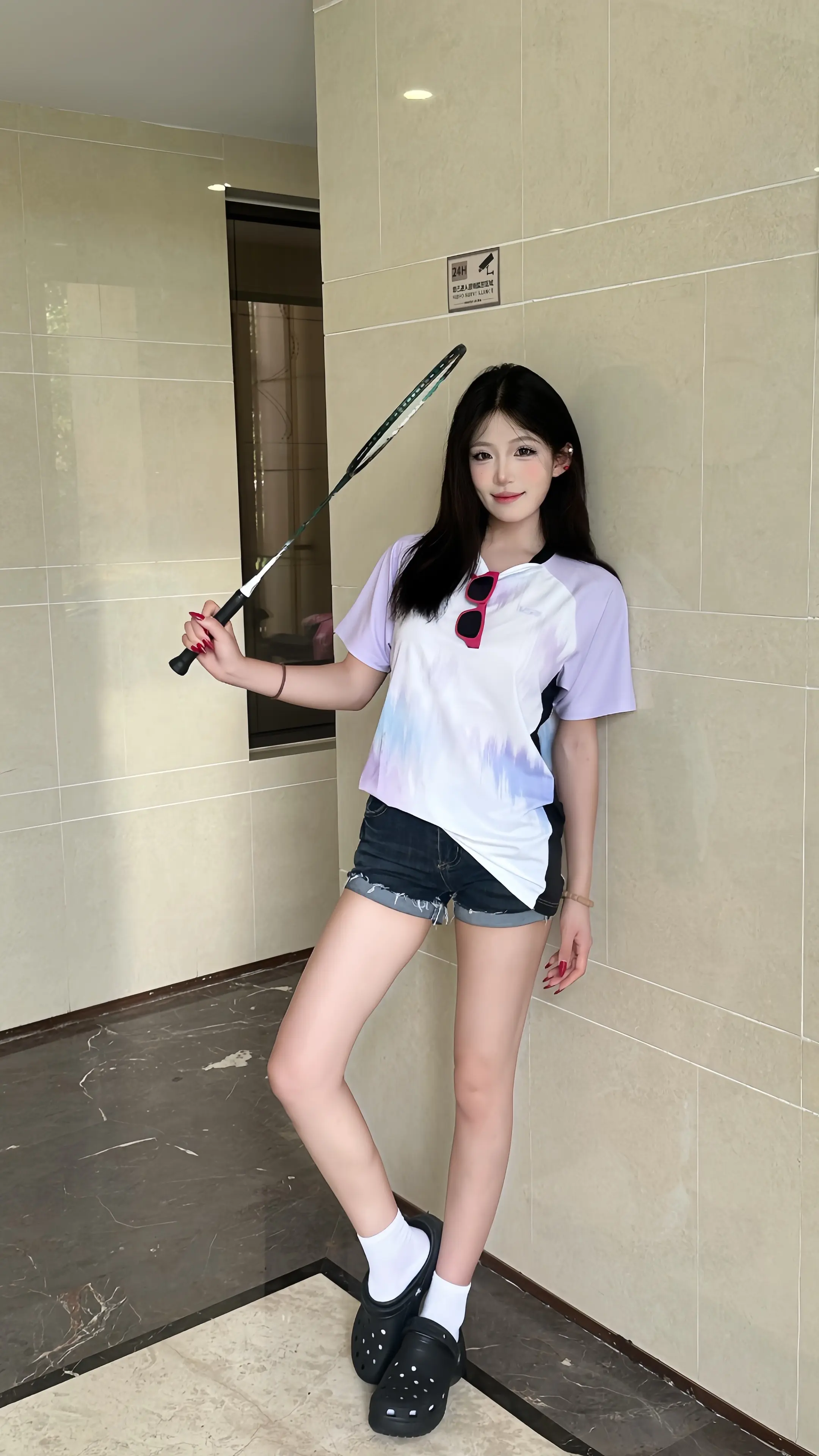 一起打球嘛 小美夏季穿搭