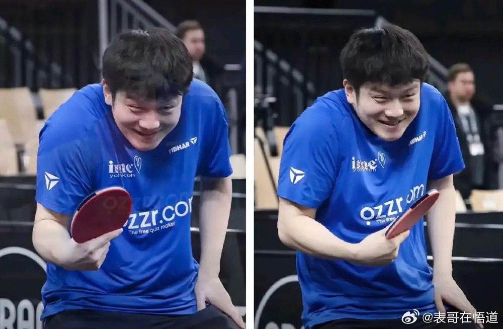 谁看了樊振东国外的笑，不跟着鼻酸啊！ 国内拿冠军时，脸绷得比乒乓球台还平。 国外