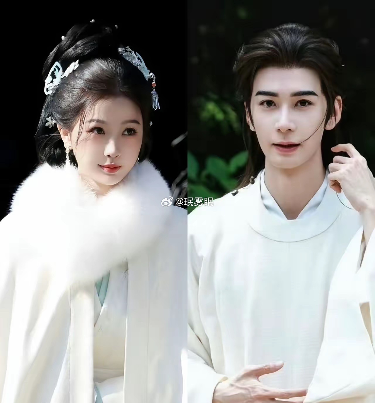 🍉仙侠剧《秉灯游》虞书欣 陈星旭 之前传他俩要演《神仙肉》，后来没下文，现在又