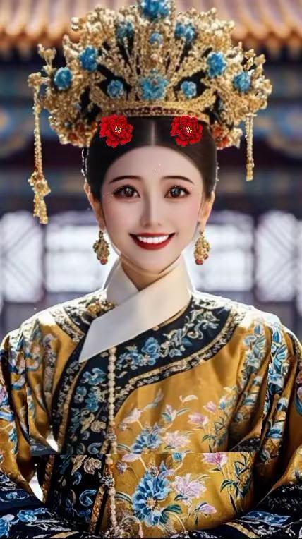 皇后头饰。古风 中华服饰之美