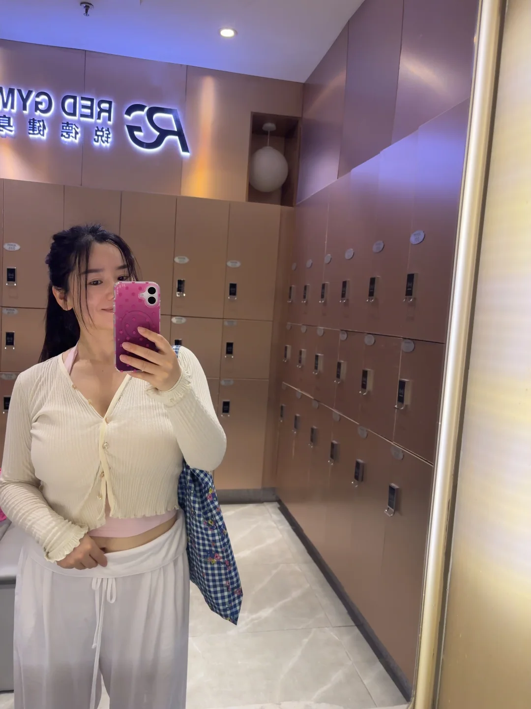今天的健身房look～