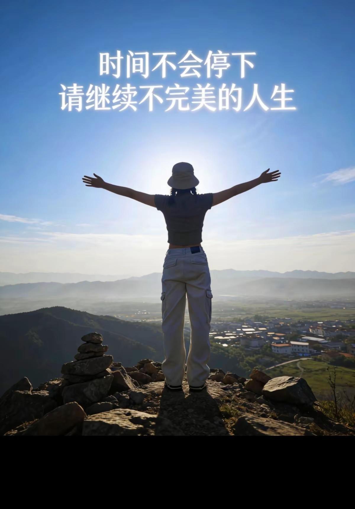 时间不会停下，请继续不完美的人生。