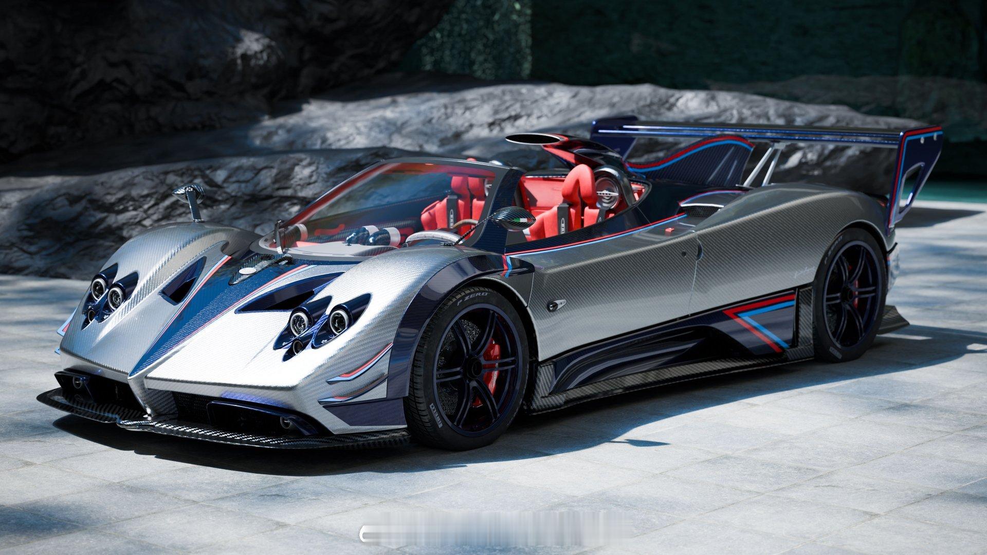 帕加尼arrivederci据说是最后一台Zonda，搭载7.3升AMG V12