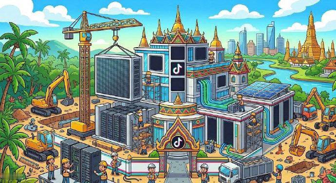 【8420 亿泰铢，TikTok在泰国扩建数据中心计划获批】5 月 7 日消息，
