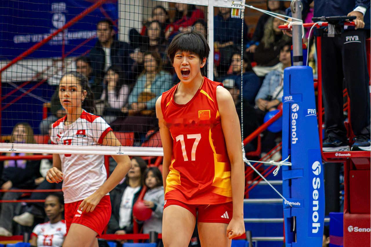2026年U17世界女排锦标赛B组第二轮中国女排vs突尼斯女排第二局：25-10