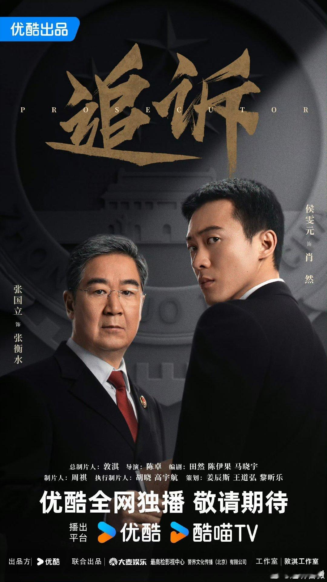 【二胖发布】追诉近期央视开播  由优酷联合最高检出品，陈卓导演，侯雯元、张国立、