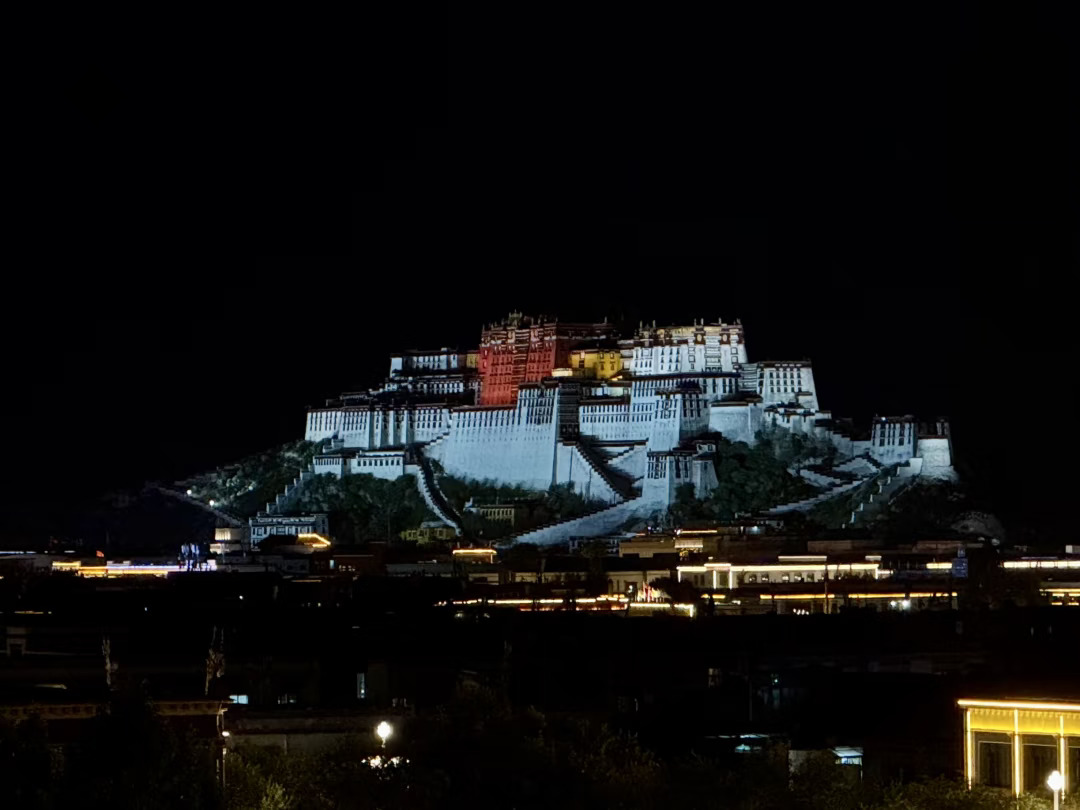 夜晚的布达拉宫✨