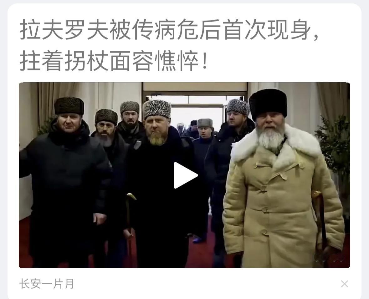 这是哪个拉夫罗夫？不像我们熟悉的那个拉夫罗夫。