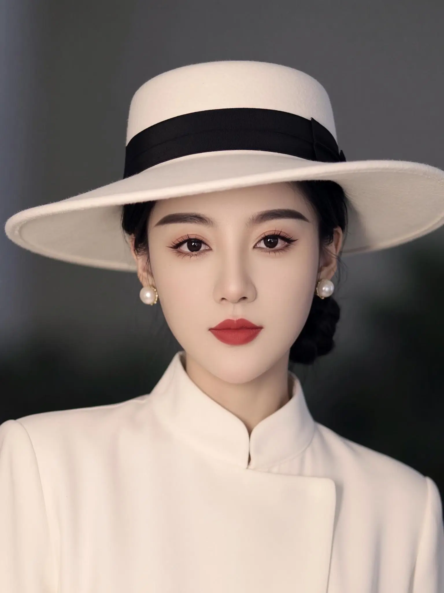 AI复古珍珠写真 ai创作 ai高定时尚大片