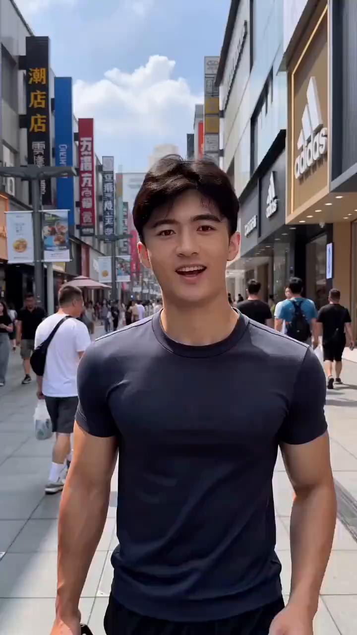 哈喽兄弟们，今天带大家来逛这条超火的商业街，顺便带我们家小可爱出来放放风。