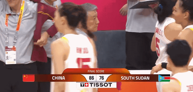 中国女篮86：76有惊无险的击败南苏丹女篮，获得女篮世界杯预选赛第2场比赛胜利，