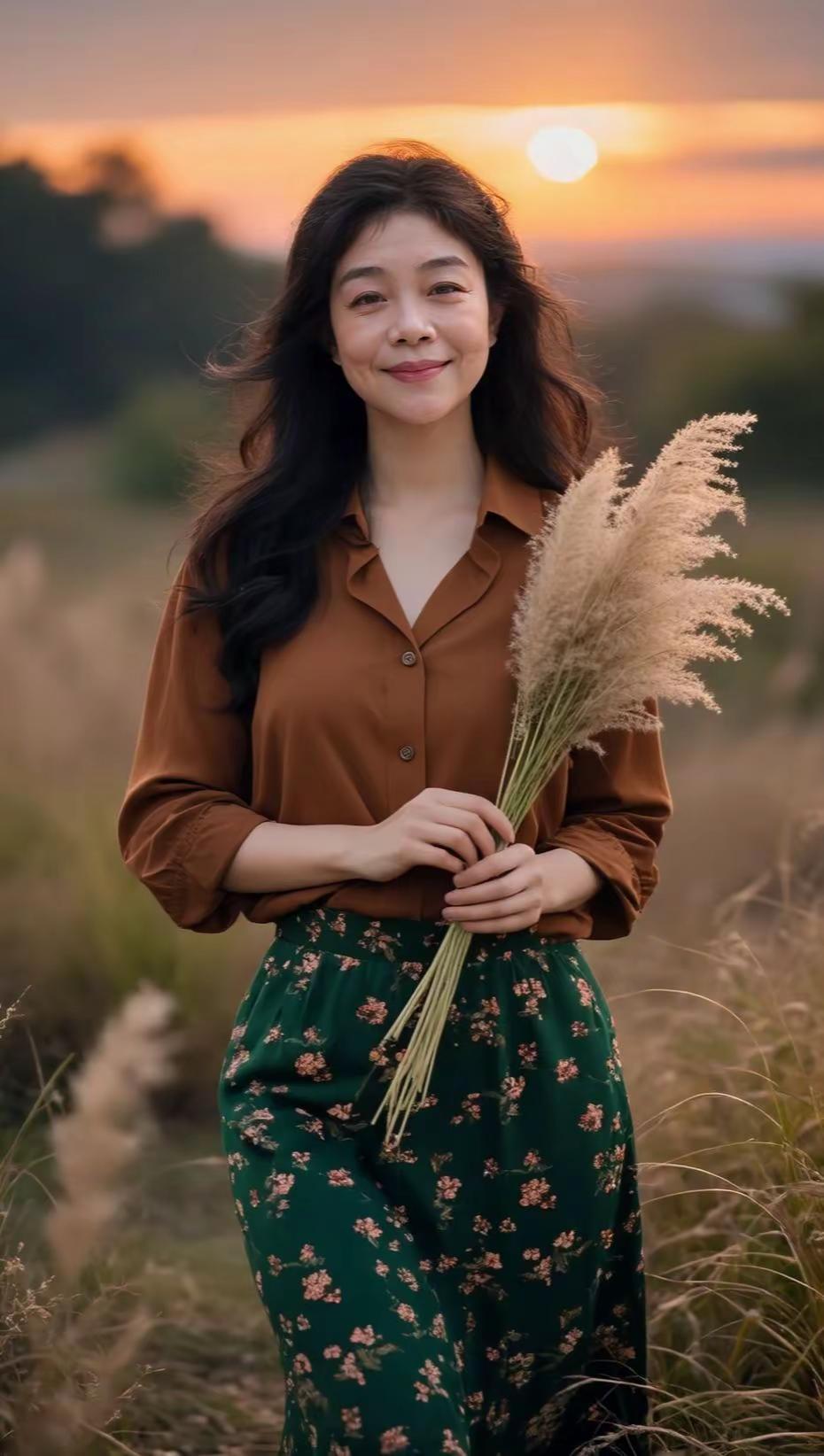 今日分享。AI逆光田园写真ai创作