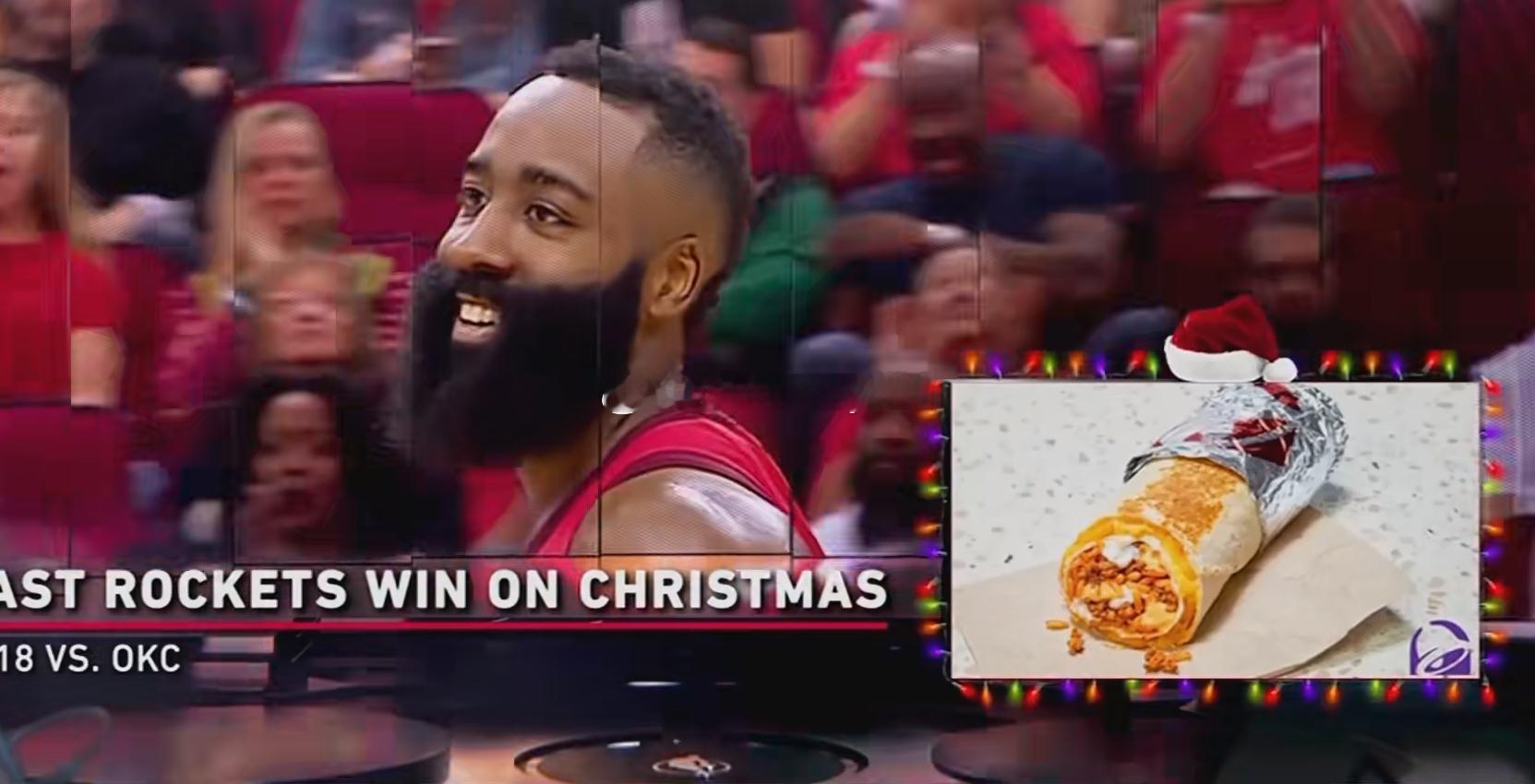 上次火箭圣诞大战胜利还是18年对雷霆休斯顿火箭