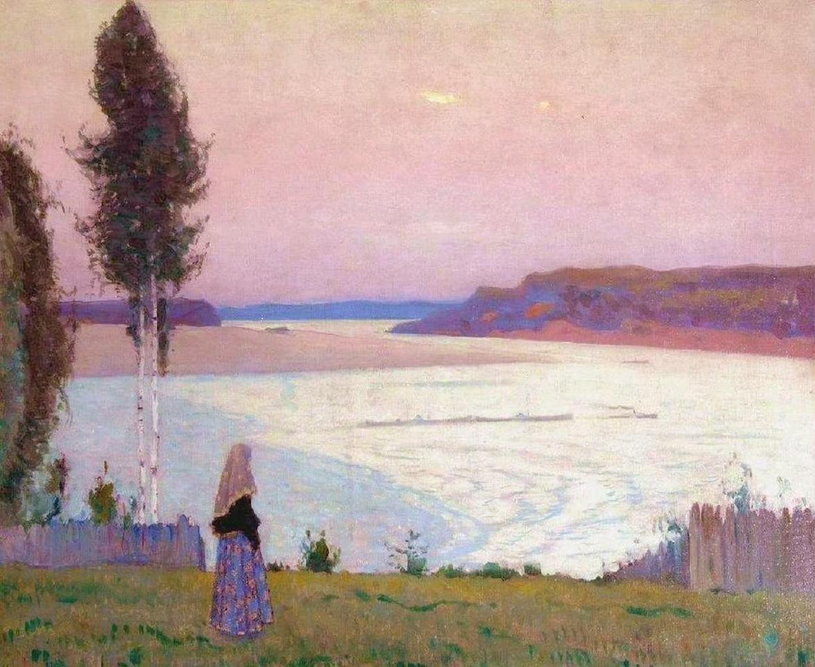 漂亮的紫色
Mikhail Nesterov 作品赏