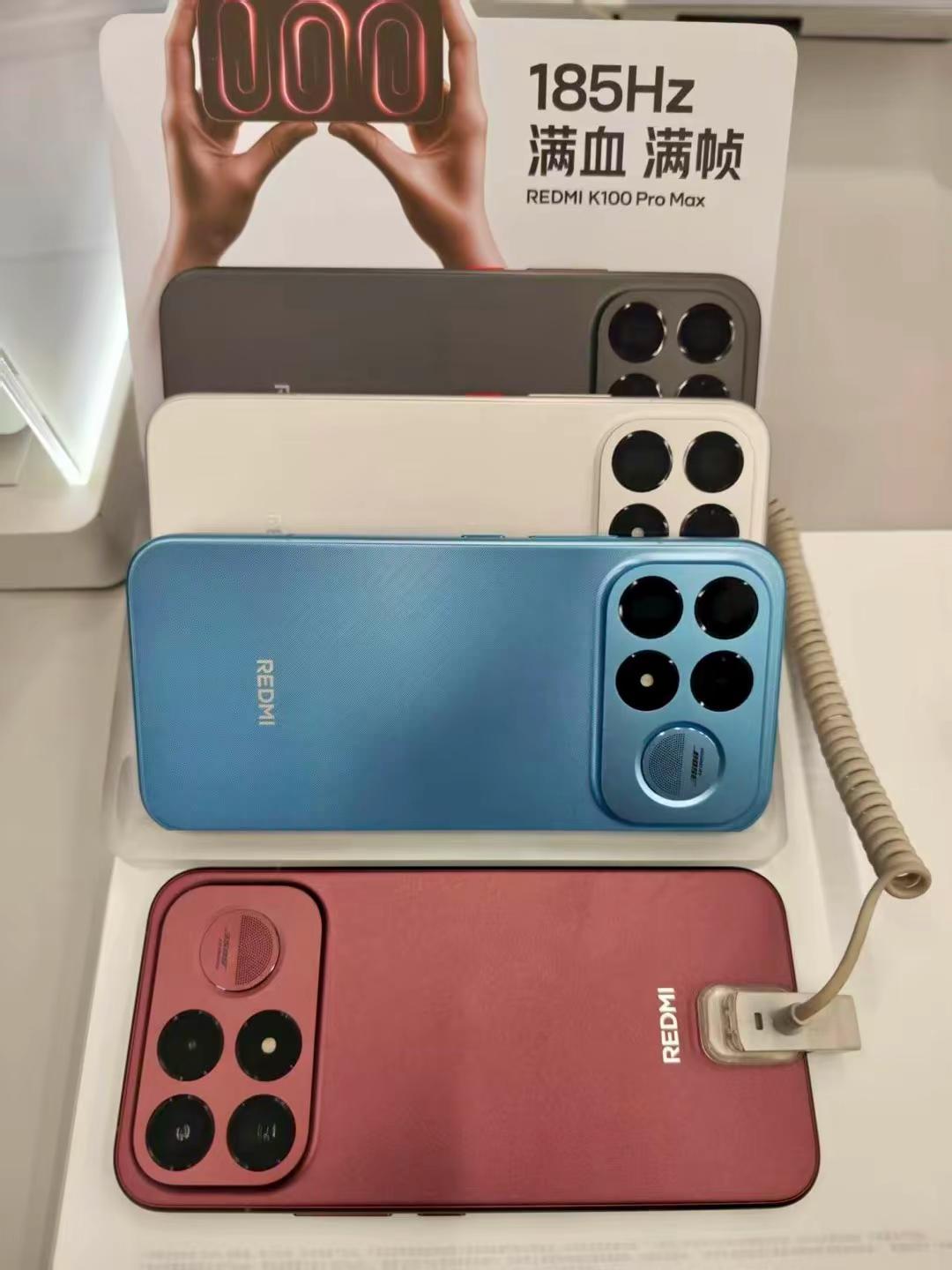 猜猜那个是隐藏款?k100pro小米之家新机到店山东小米 K100Pro系列样机