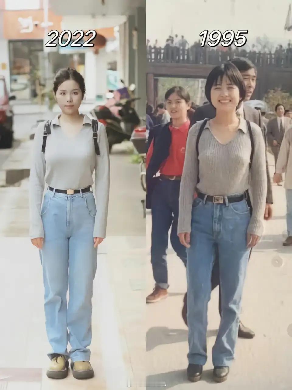 经典的永远不会过时啊！有些衣服几十年过去了穿在身上还是很好看[喵喵] ​​​