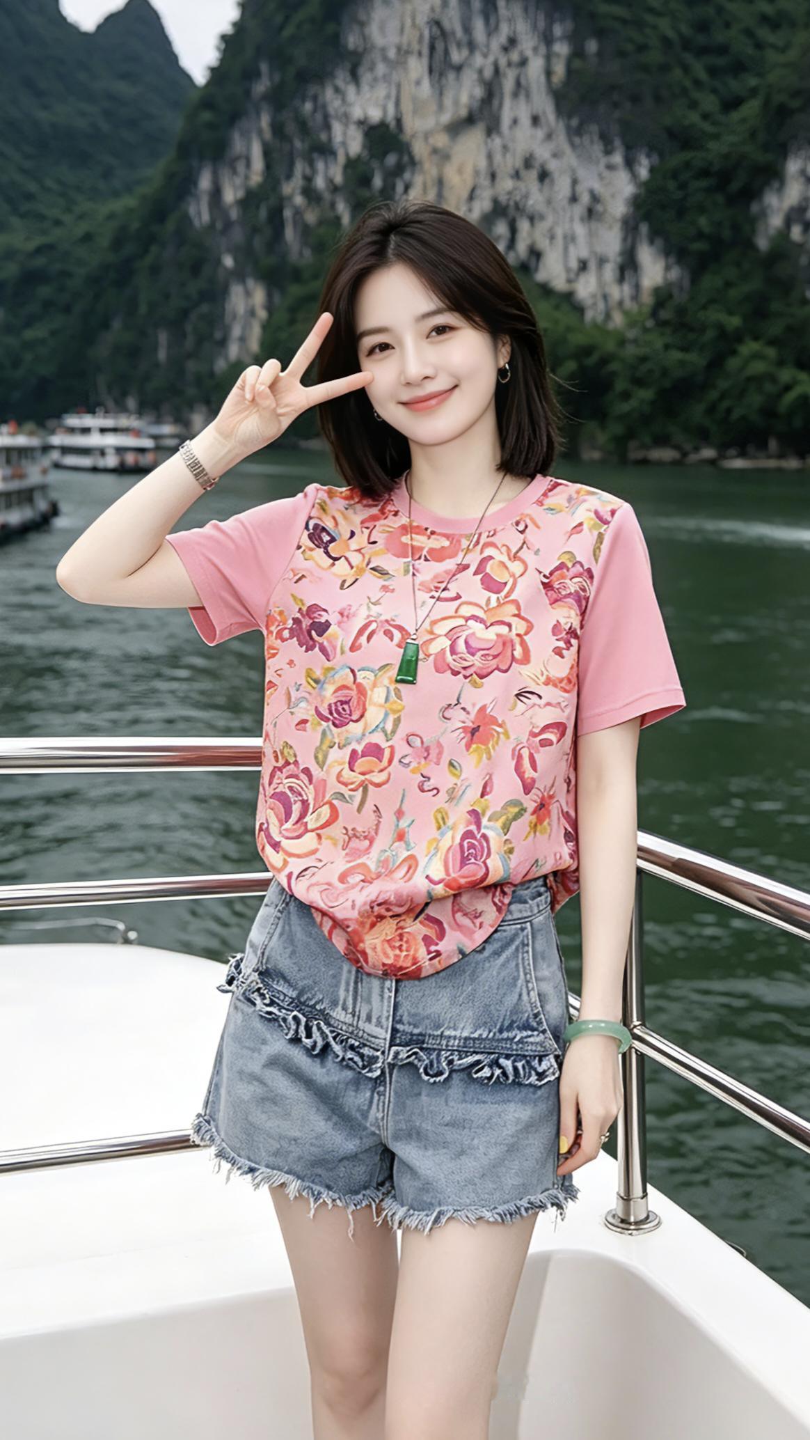 夏日出游穿搭 摆脱路人感穿搭 穿出自己的风格 短袖t恤 女装穿搭