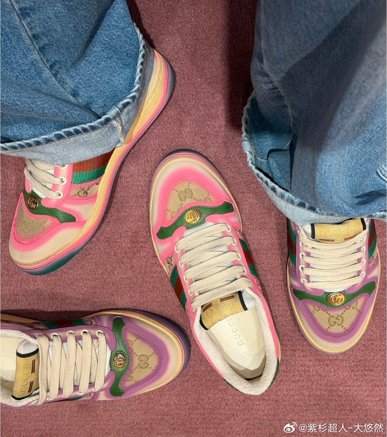GUCCI Screener系列做旧运动鞋 GUCCI Screener「做旧脏