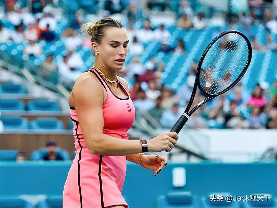 卫冕冠军🏆萨巴伦卡横扫晋级迈阿密半决赛，将继续对阵世界第二莱巴金娜，谁将会更胜
