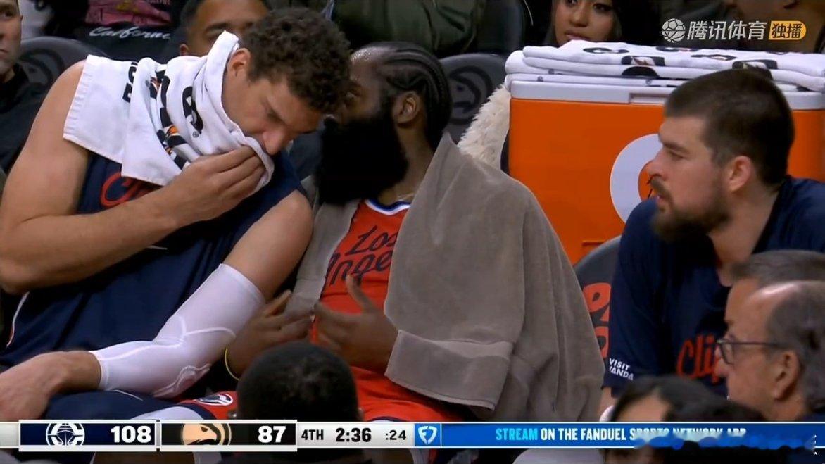 快船客场115-92大胜老鹰，结束五连败！哈登27分9助，伦纳德21分，科林斯1