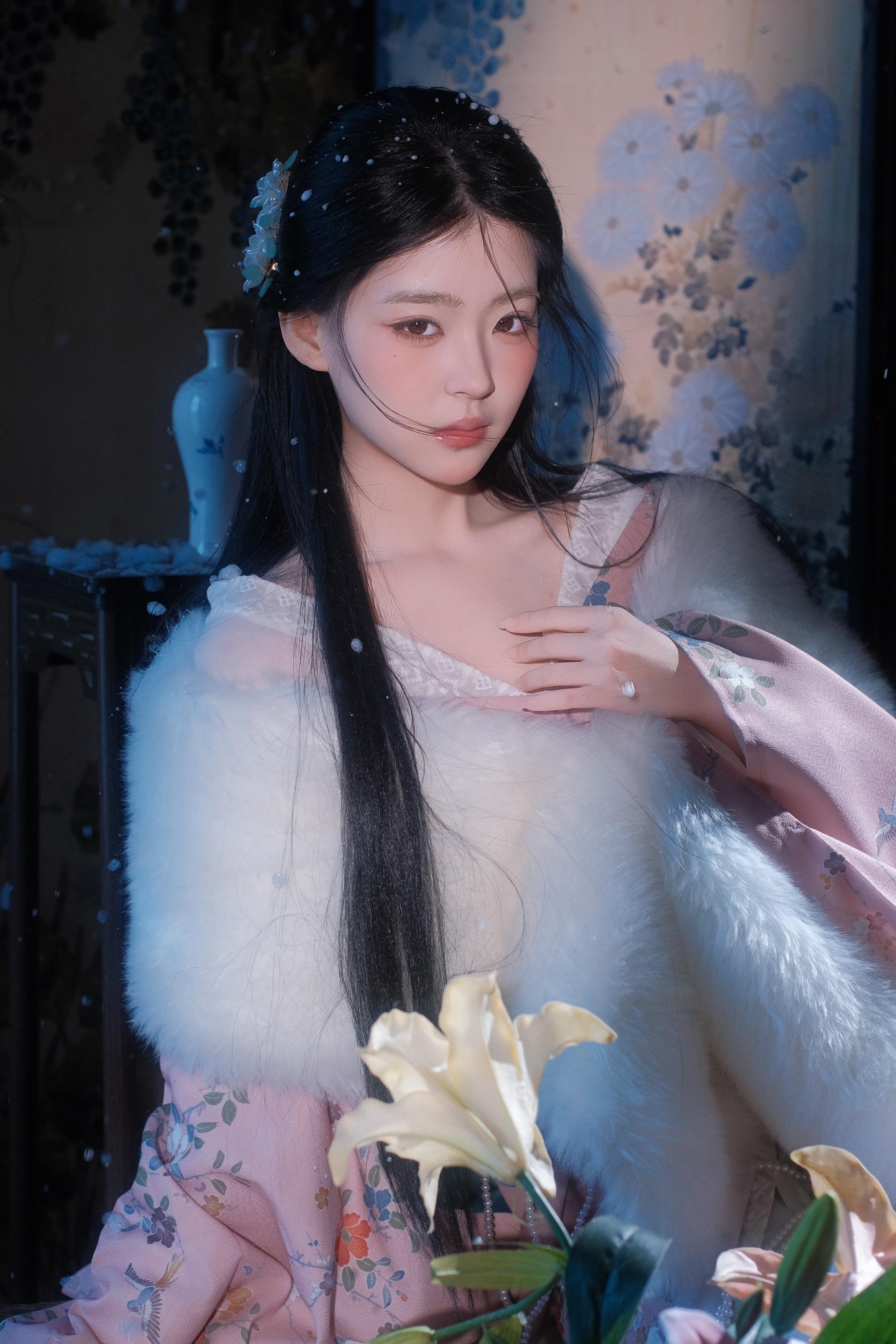 氛围感 中式氛围 雪景写真 西安约拍