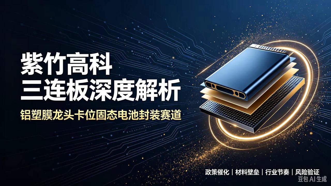 紫竹高科三连板。固态电池