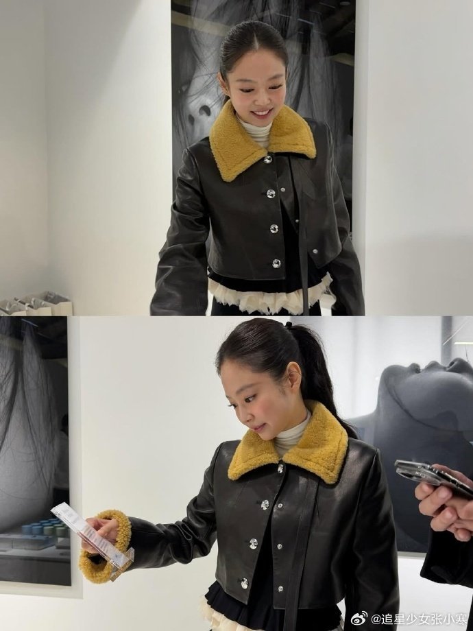 Jennie去看了自己的展 Jennie去看了自己的展，太美啦！Jennie生日