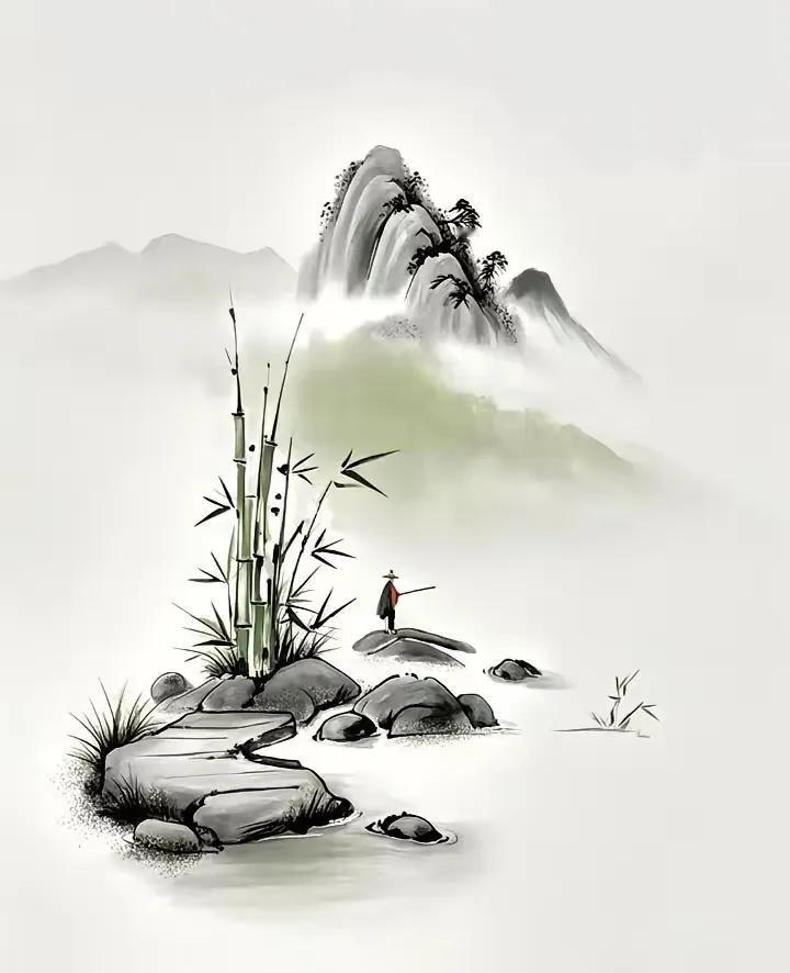 平平平仄仄）清风穿竹径，
仄仄仄平平）玉女赏荷馨。